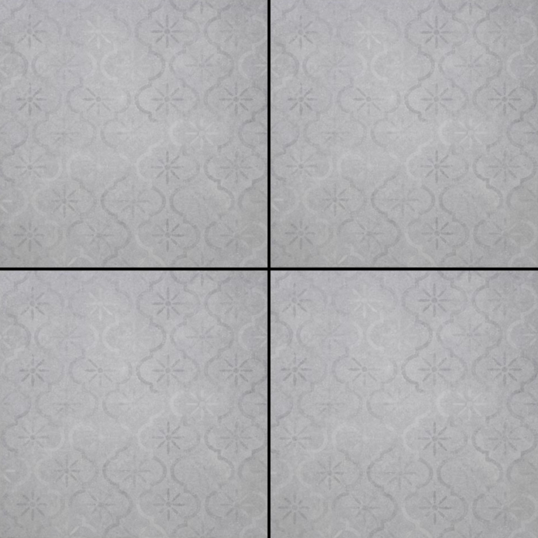 GeoCeramica 80x80 Impasto Grigio Decor