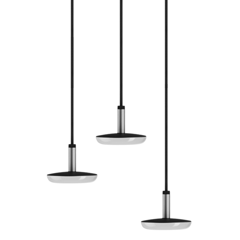 In lite Sway Pendant Triple Pearl Grey 100-230V